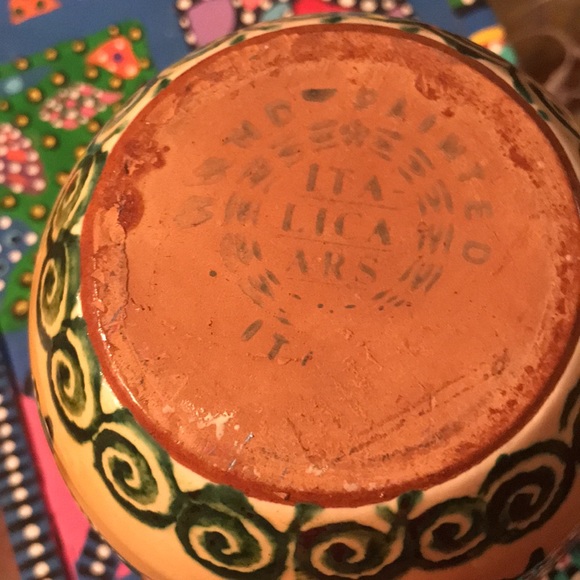 Italica ARS Pottery Hand Painted Vase - Picture 9 of 12